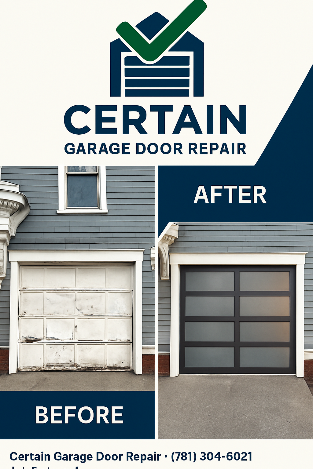 Garage Door Repair — Wellesley
