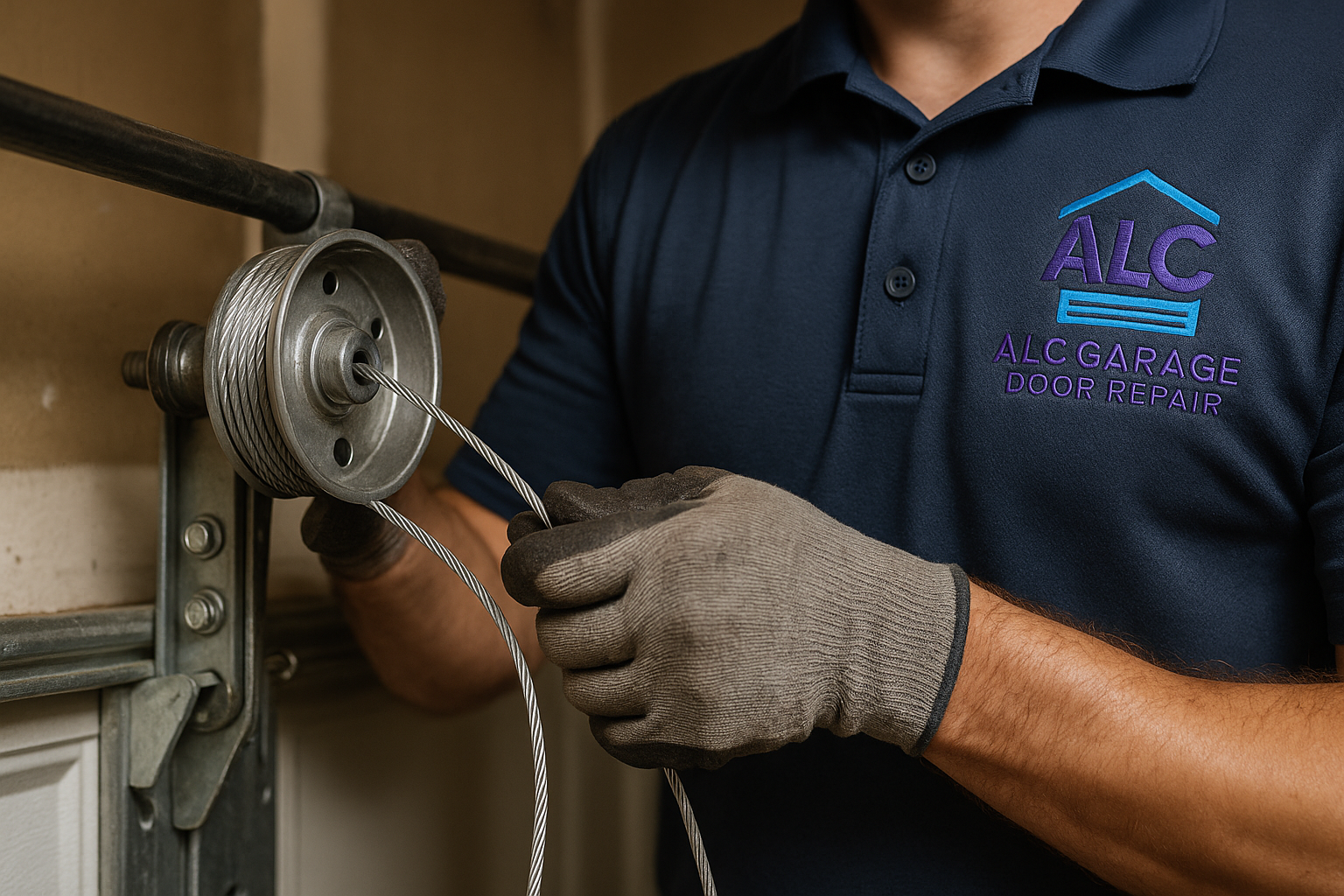 Garage Door Cable Repair in Wellesley