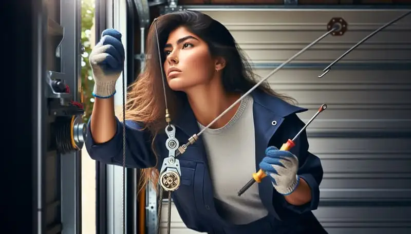 Garage Door Cable Repair in East Dedham