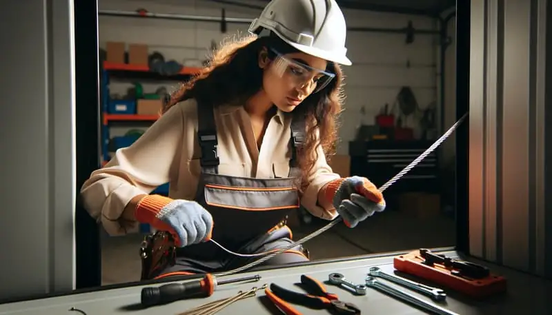 Garage Door Cable Repair — Natick