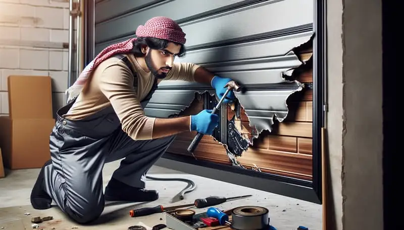 Garage Door Panel Replacement — Nobscot