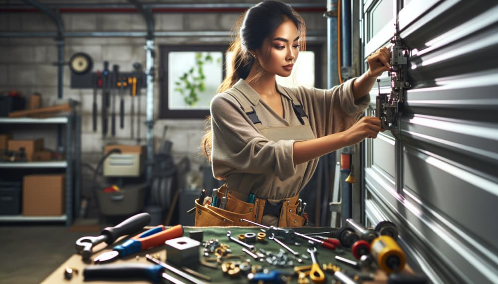 Garage door work in Wellesley