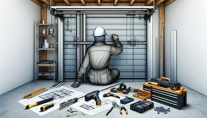 Garage Door Track Repair — Ashcroft