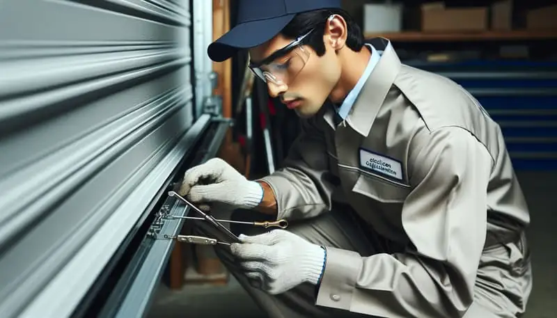 Garage Door Track Repair — Harding
